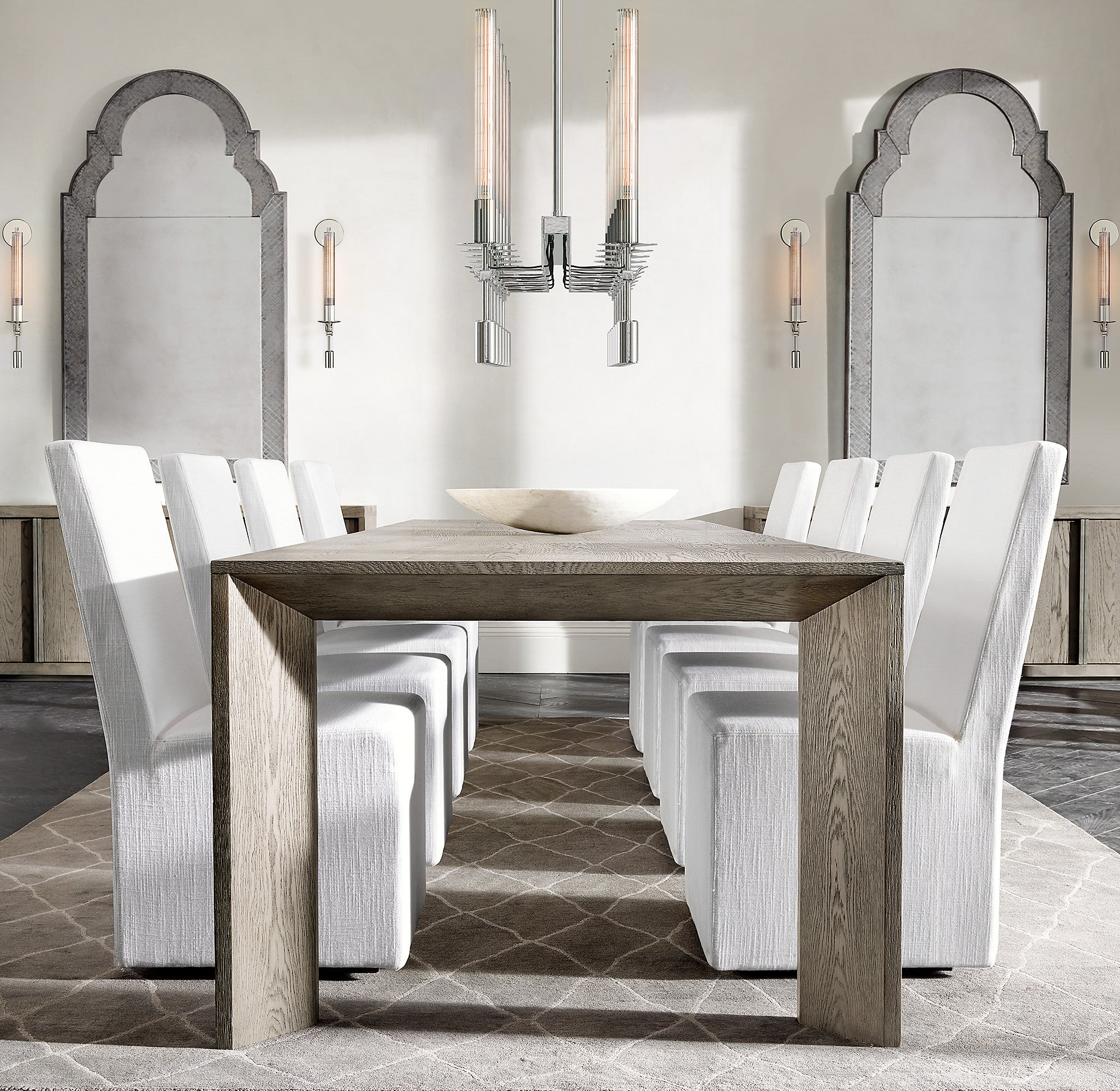 54 Inch Candle Linear Chandelier - Fontanelle