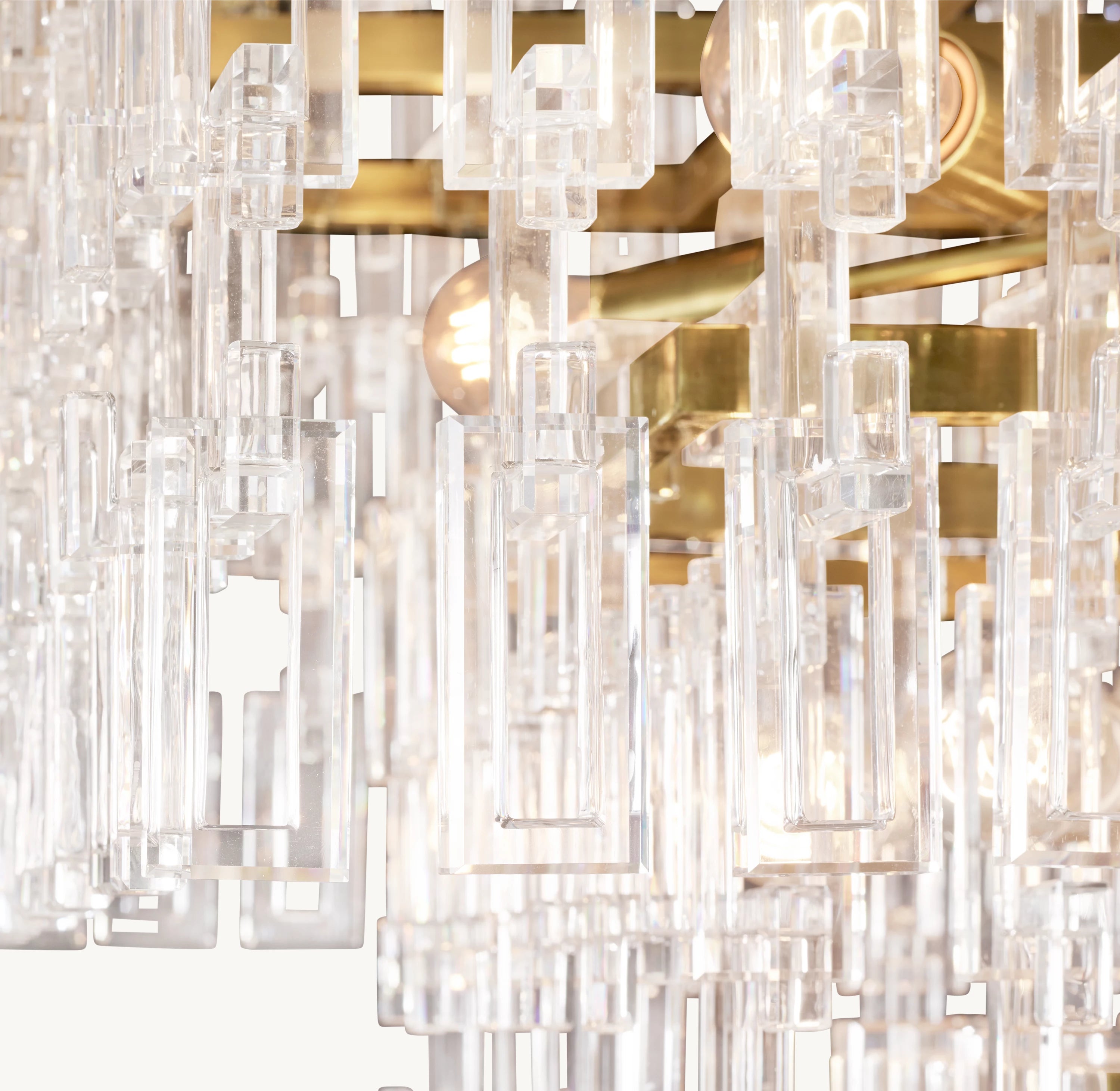 48 Inch Chain Crystal Tiered Chandelier - Marignan