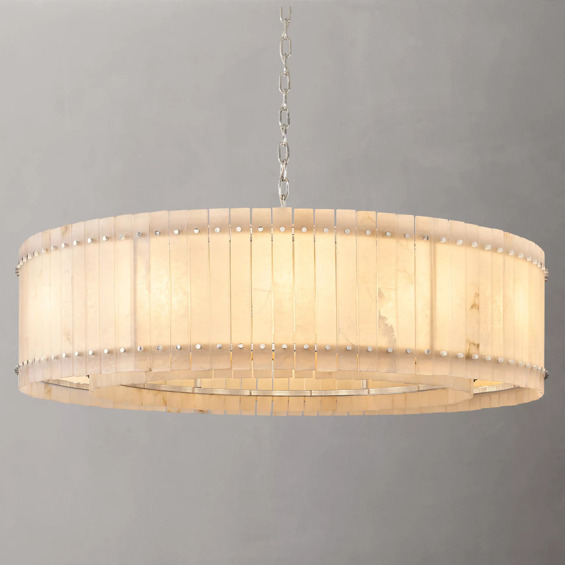 60 Inch Alabaster Round Chandelier - San Marco