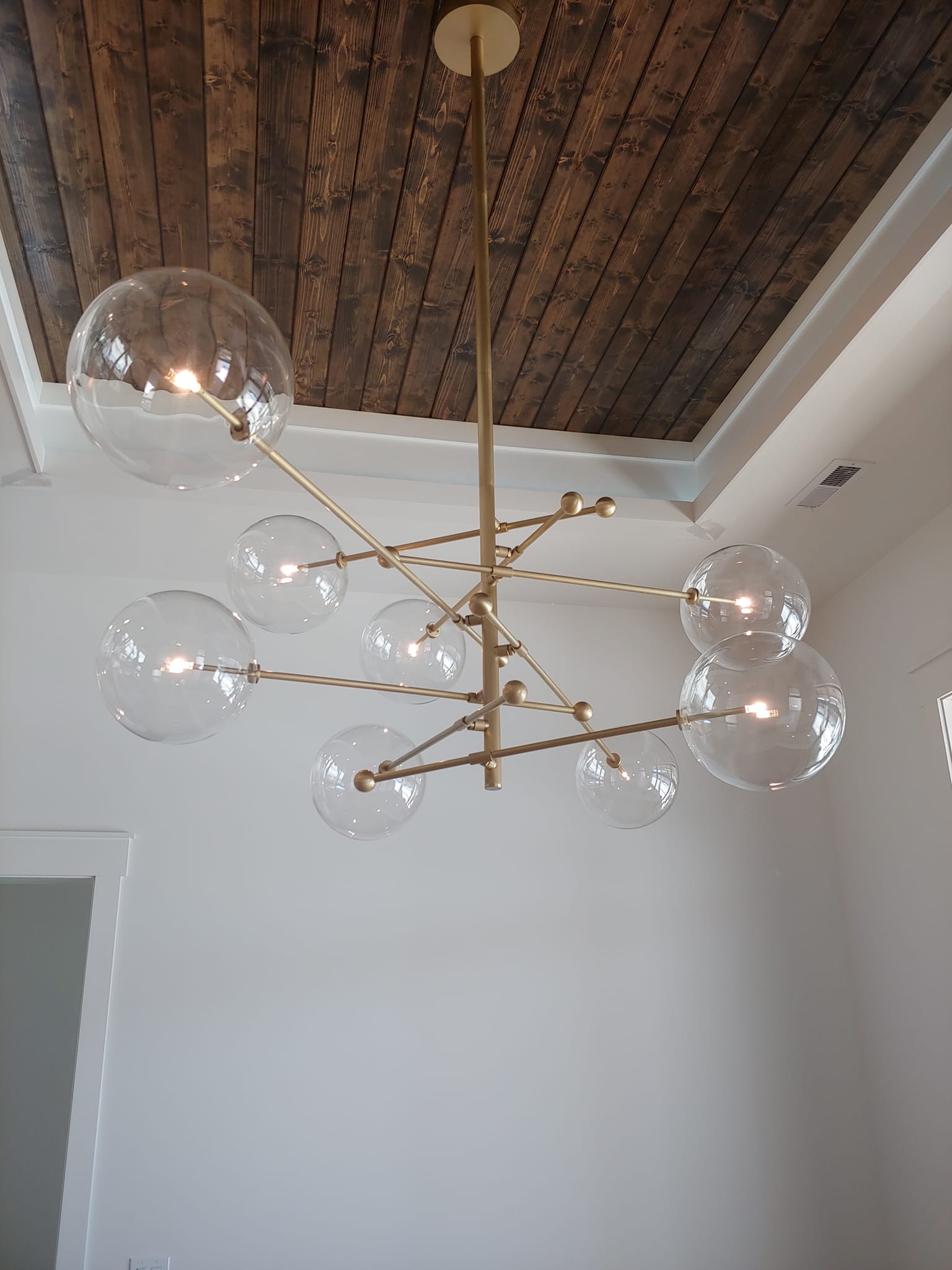 79 Inch Sputnik Globe Glass Chandelier - Mobile