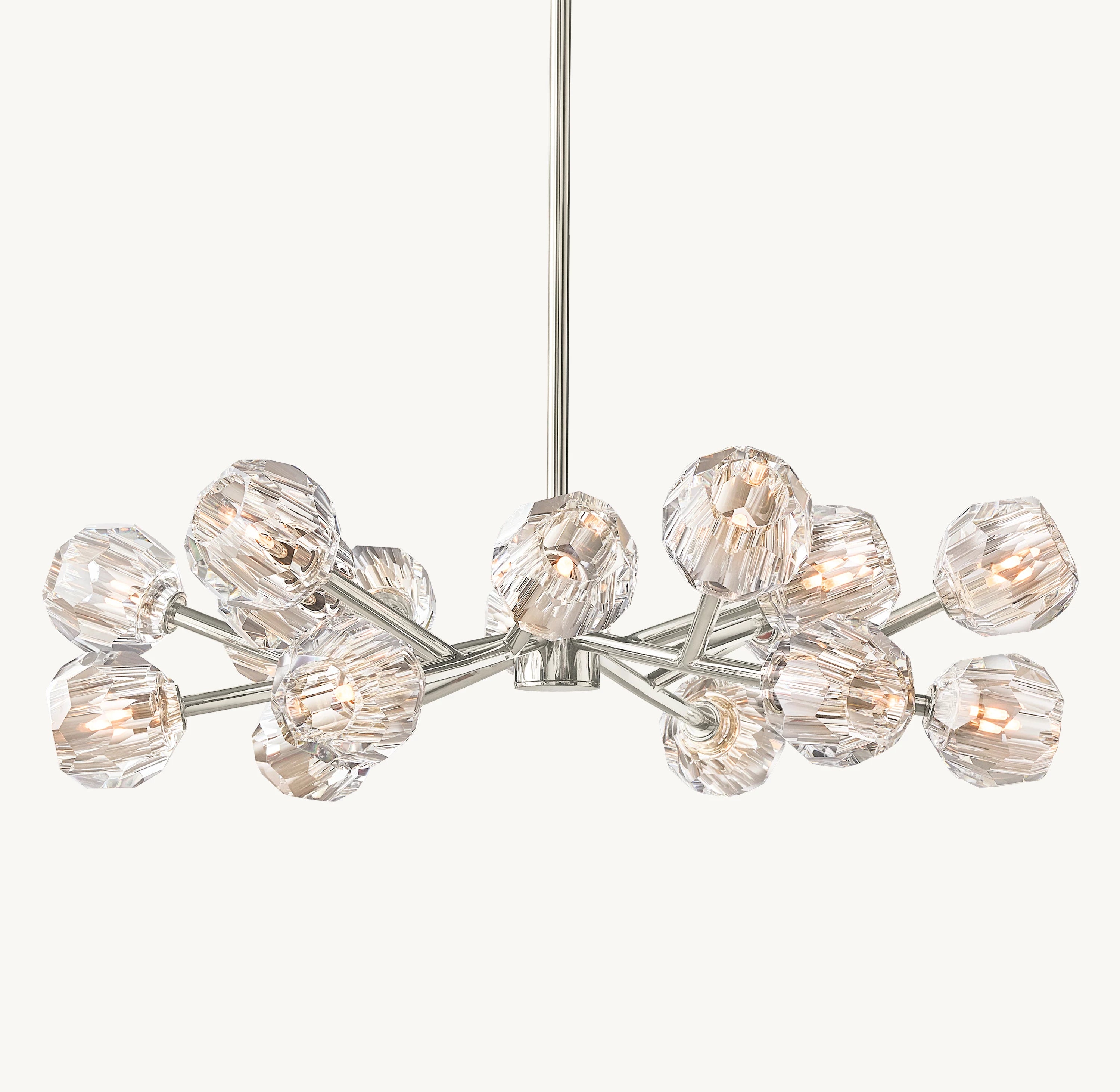 36 Inch Crystal Arm Chandelier – Boule