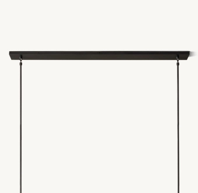 48 Inch Crystal Linear Chandelier – Boule