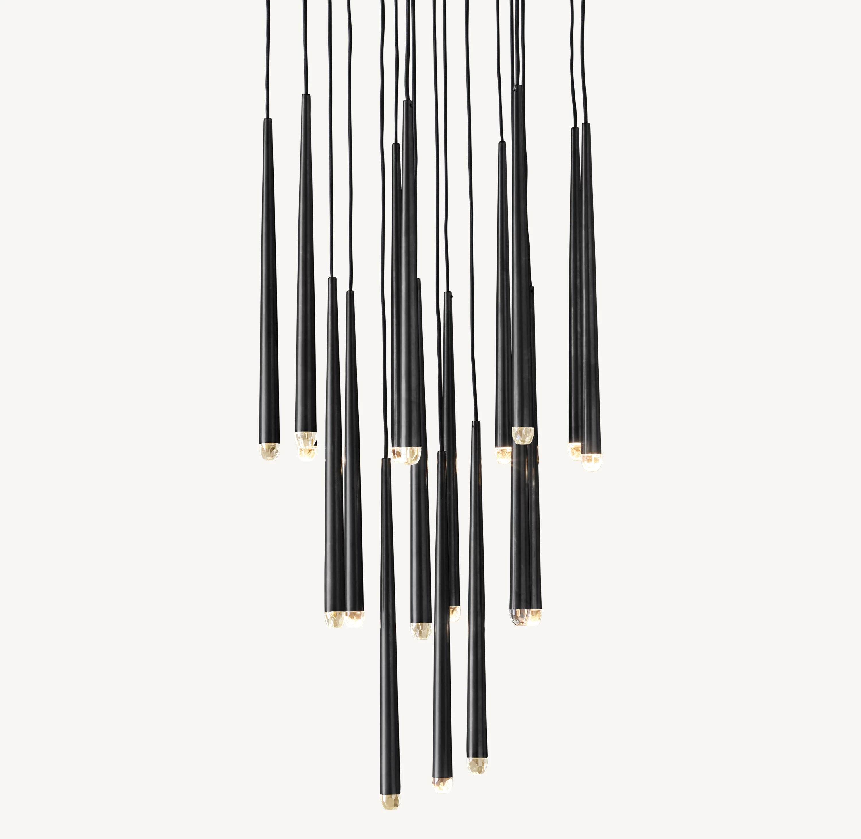 30 Inch Pin Cascading Round Chandelier - Aquitaine