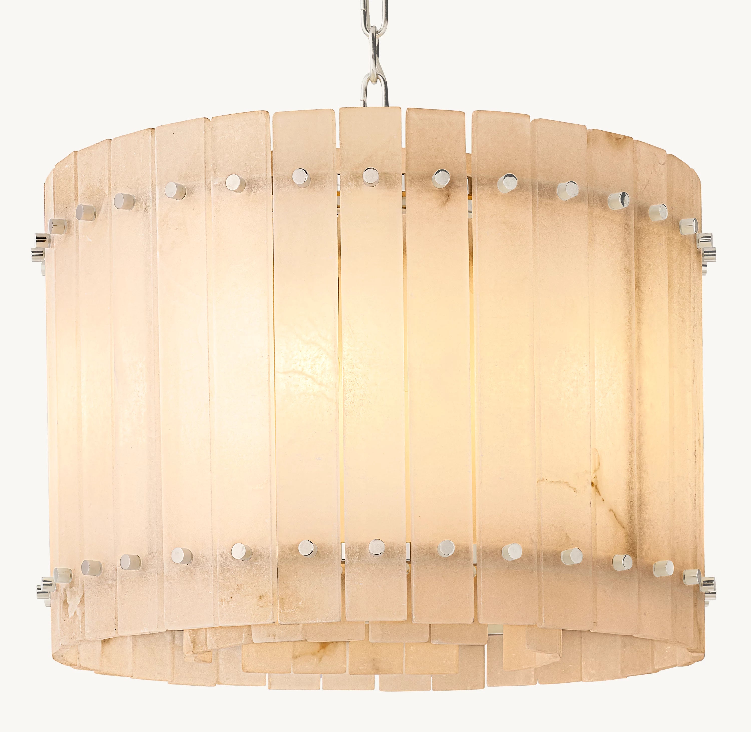 22 Inch Alabaster Round Chandelier - San Marco