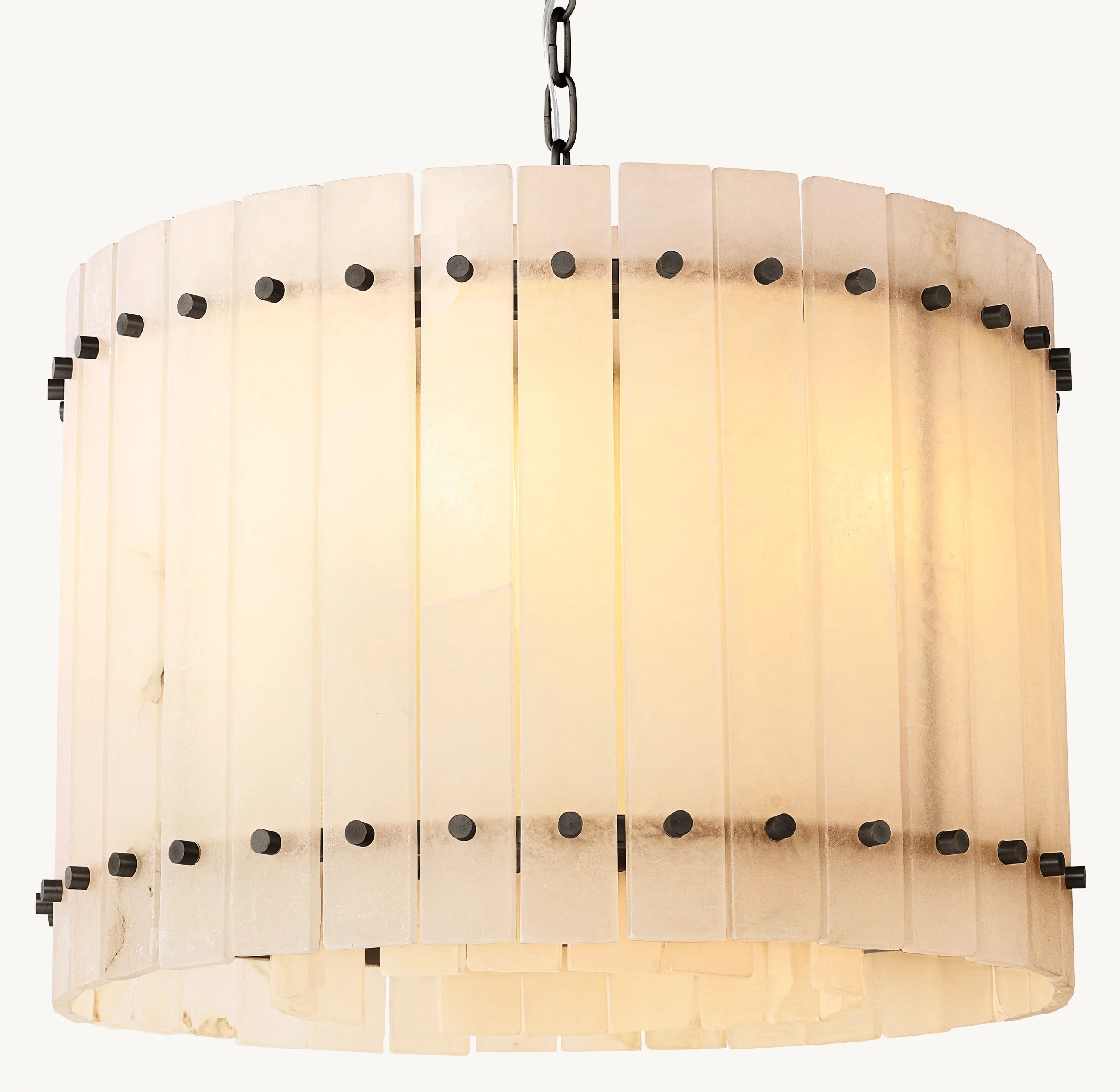 22 Inch Alabaster Round Chandelier - San Marco