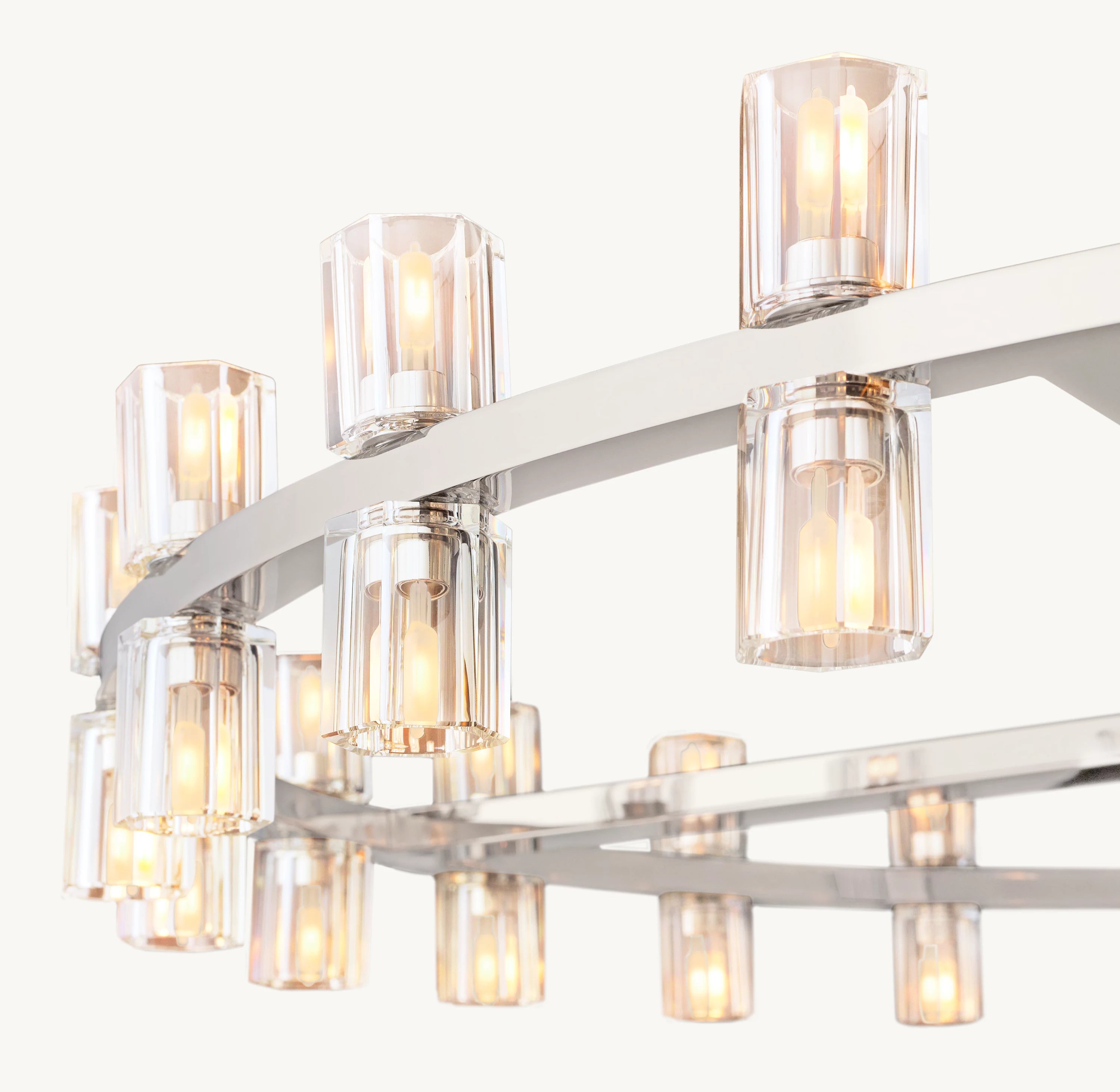 48 Inch Hexagonal Crystal Round Chandelier – Arcachon