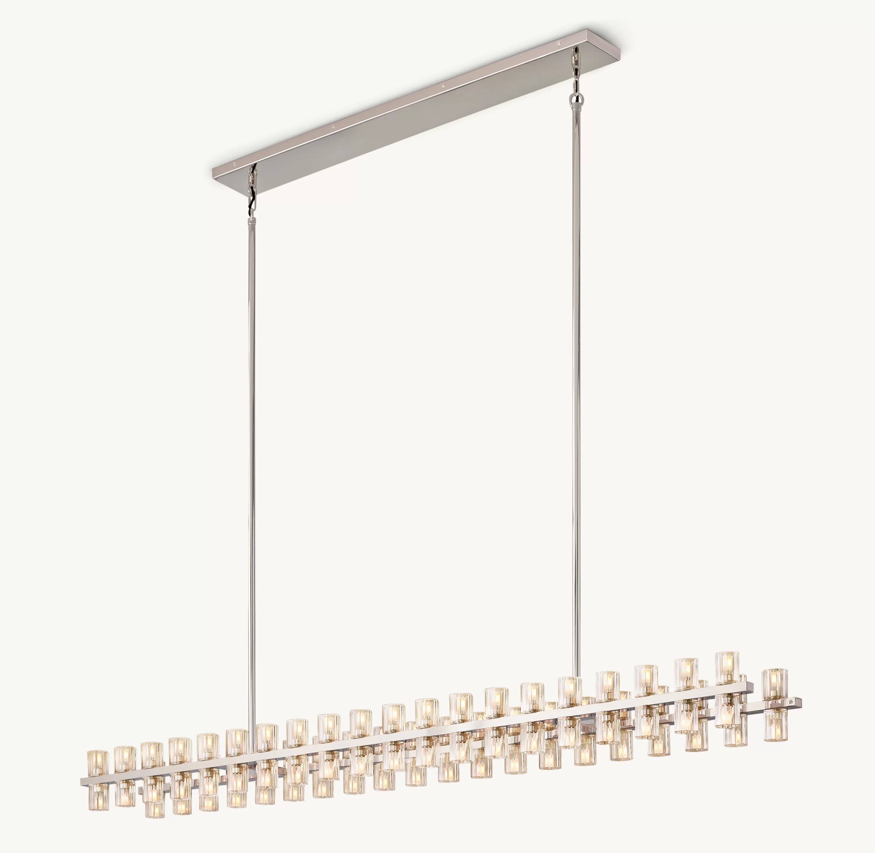 72 Inch Hexagonal Crystal Linear Chandelier – Arcachon