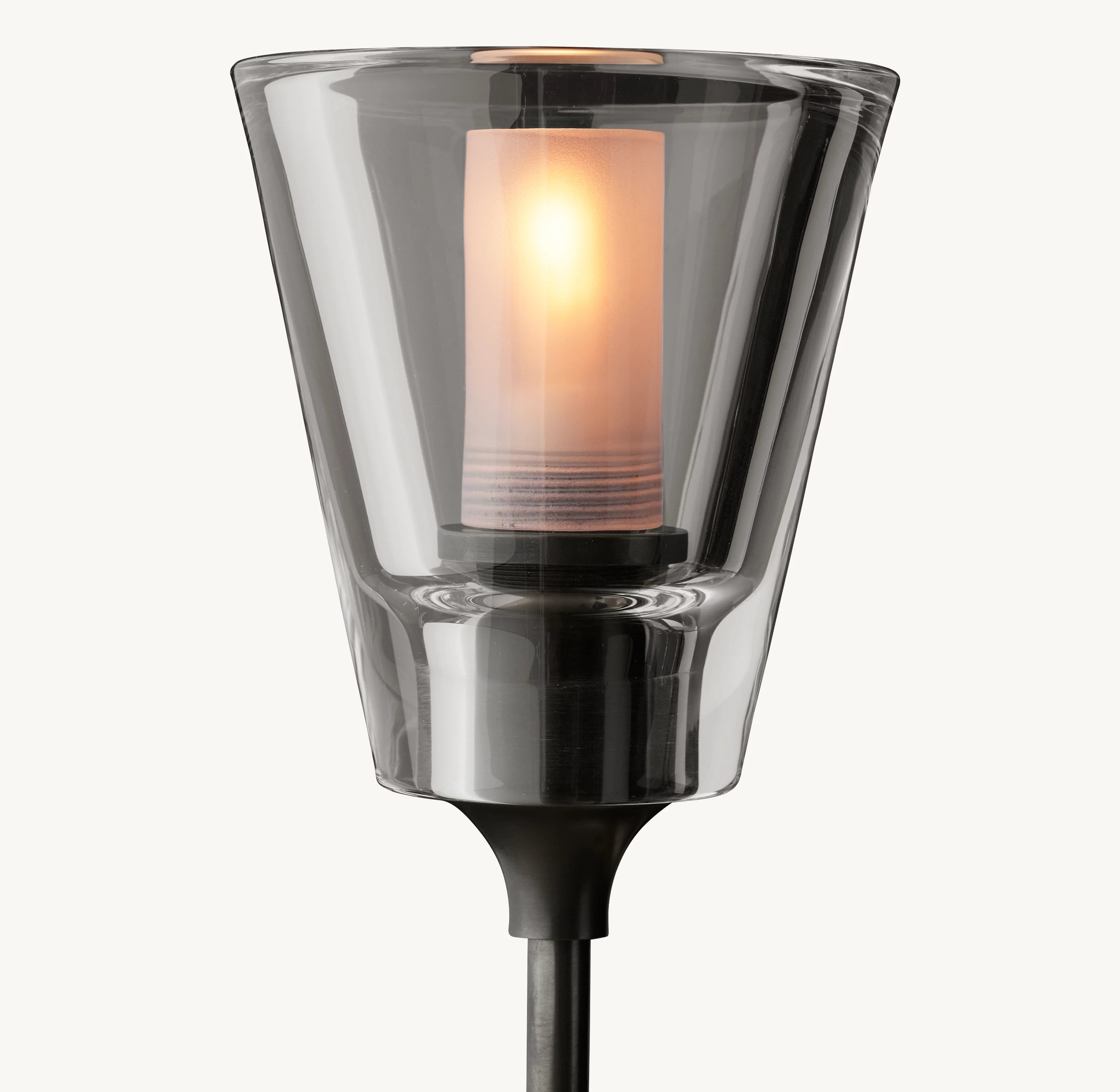 58 Inch Torch Round Chandelier - Verre