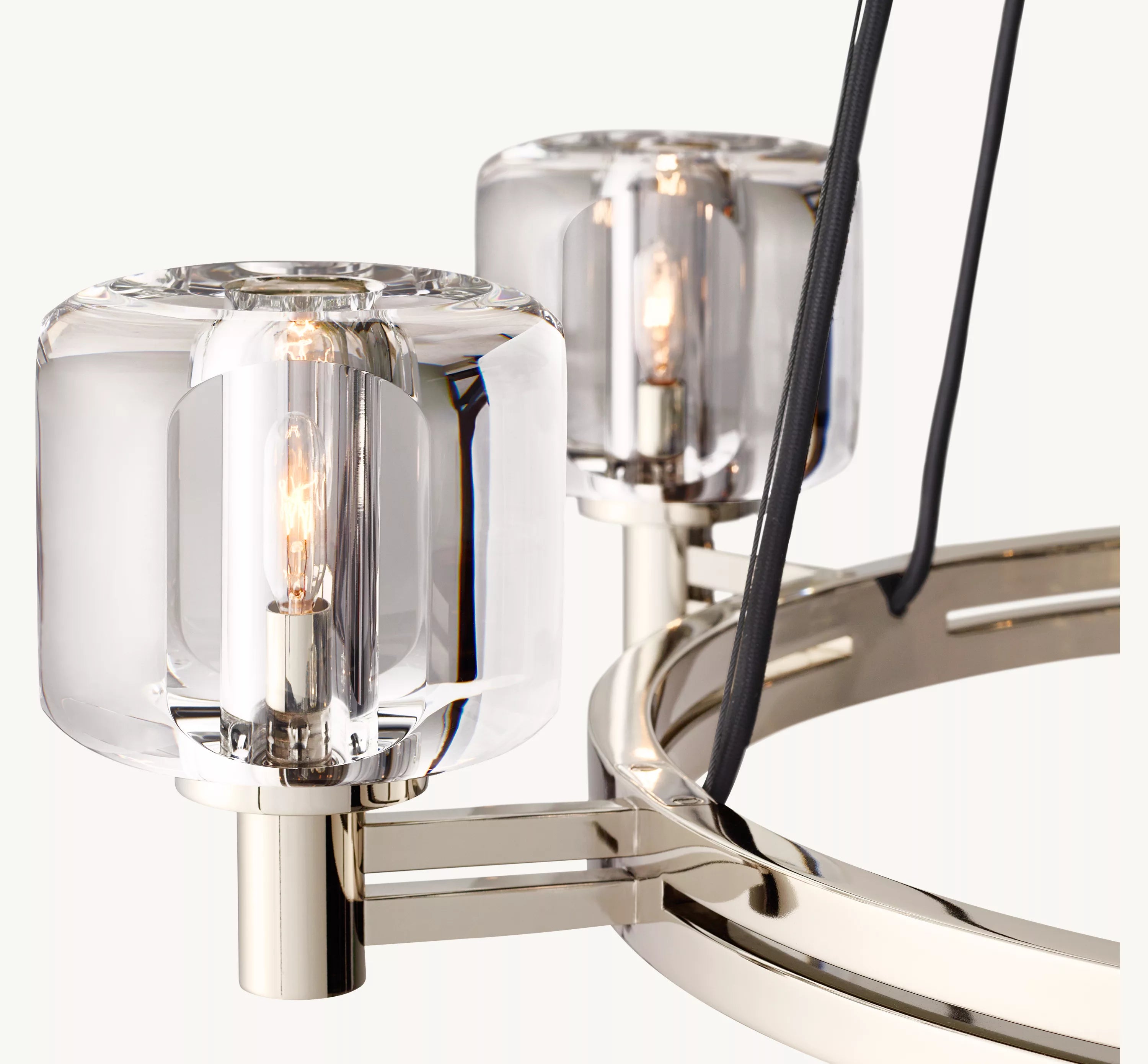 36 Inch Crystal Round Candle Chandelier - Demaret