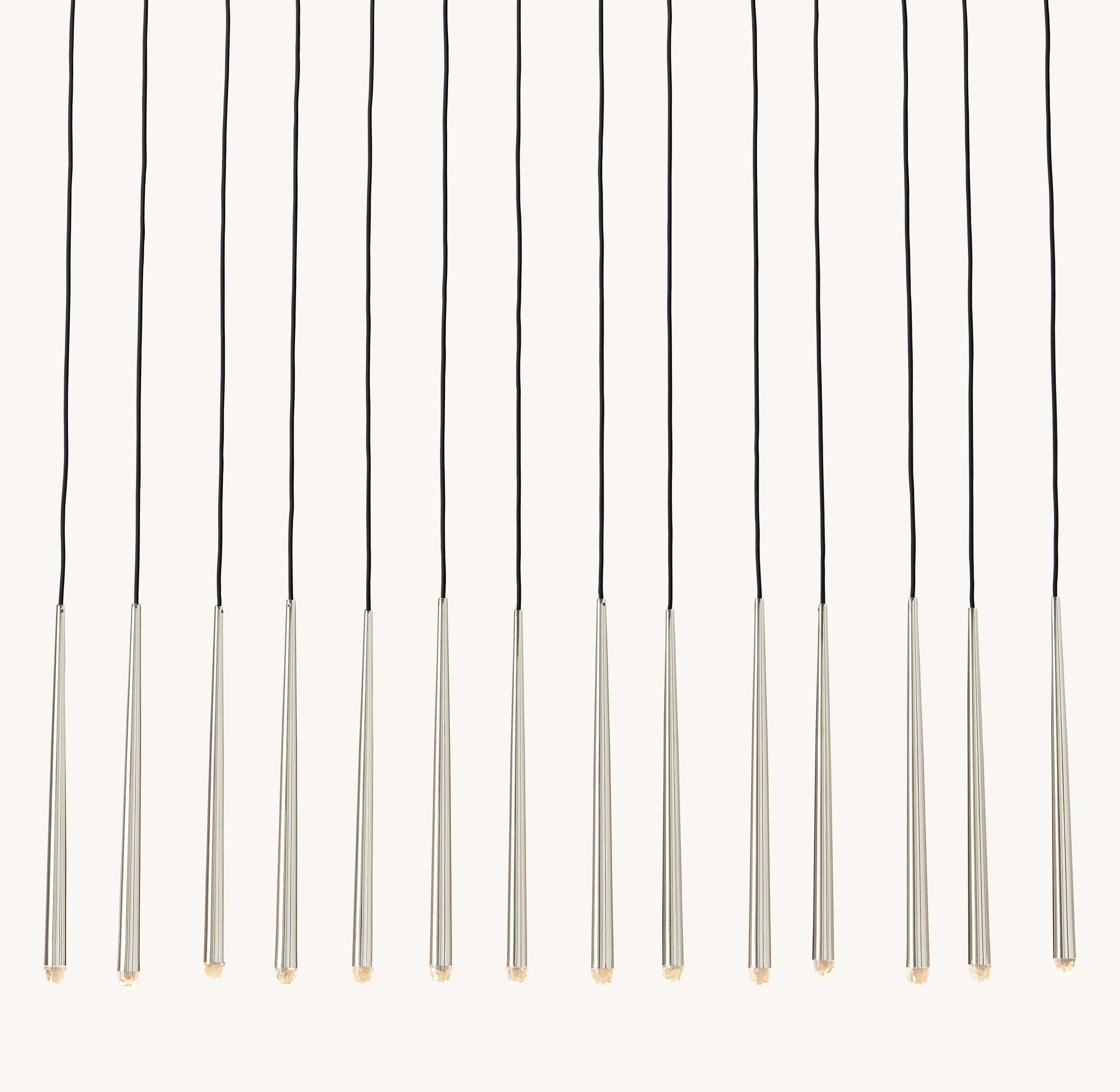 72 Inch Pin Linear Chandelier - Aquitaine