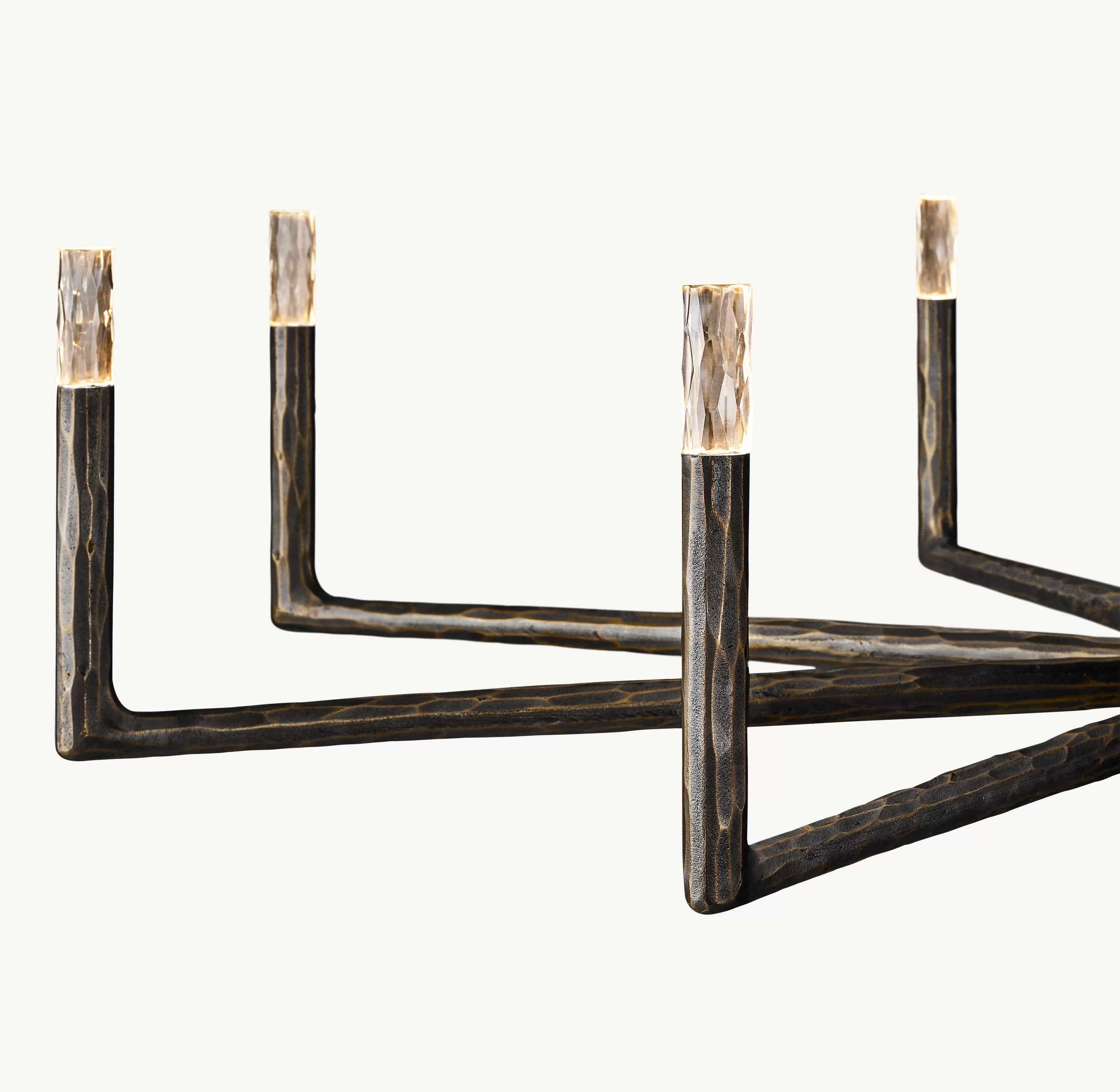60 Inch Forged Candlestick Chandelier - Thaddeus
