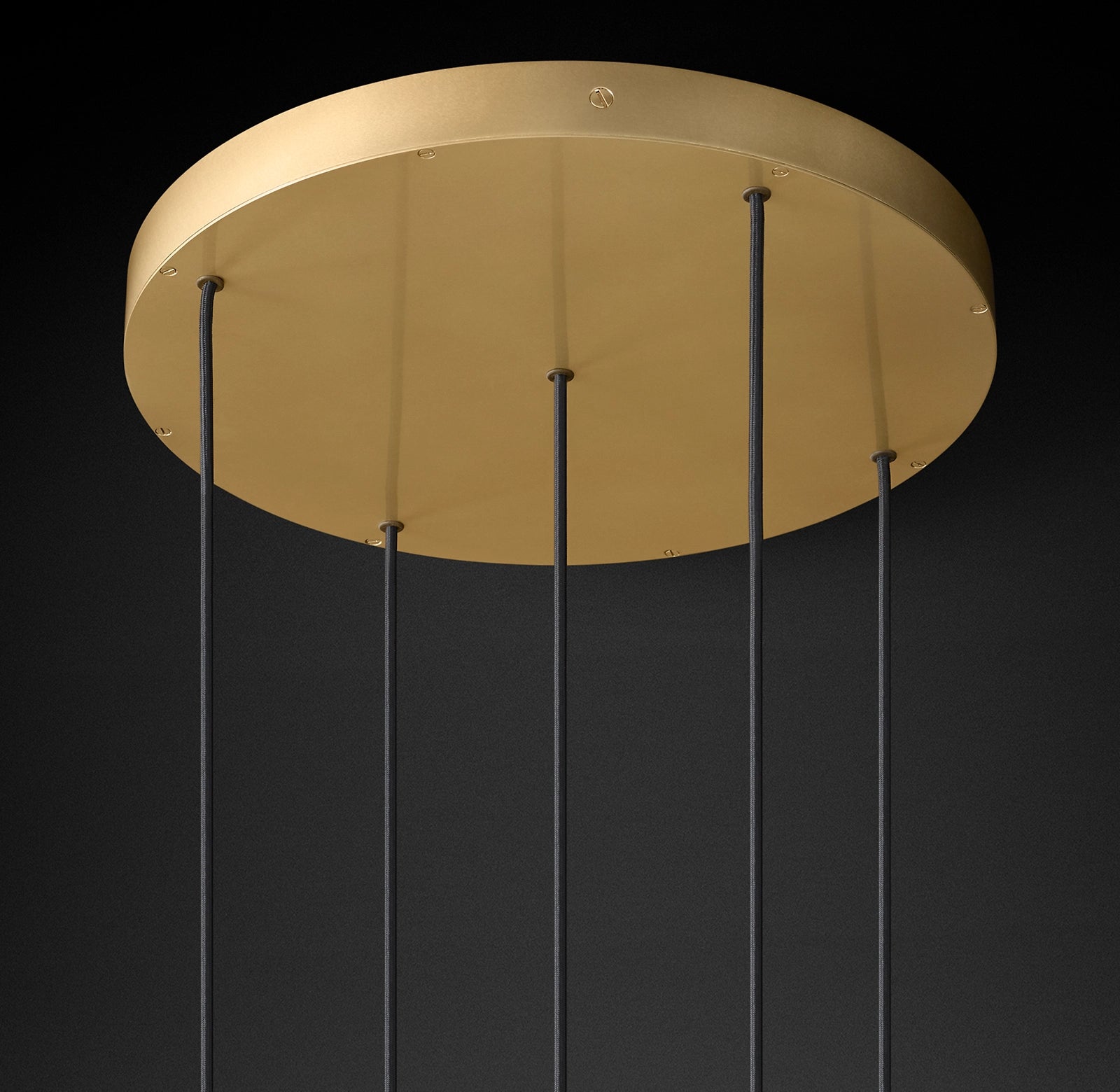 28 Inch Blown Glass Globe Cluster Chandelier - Mobile
