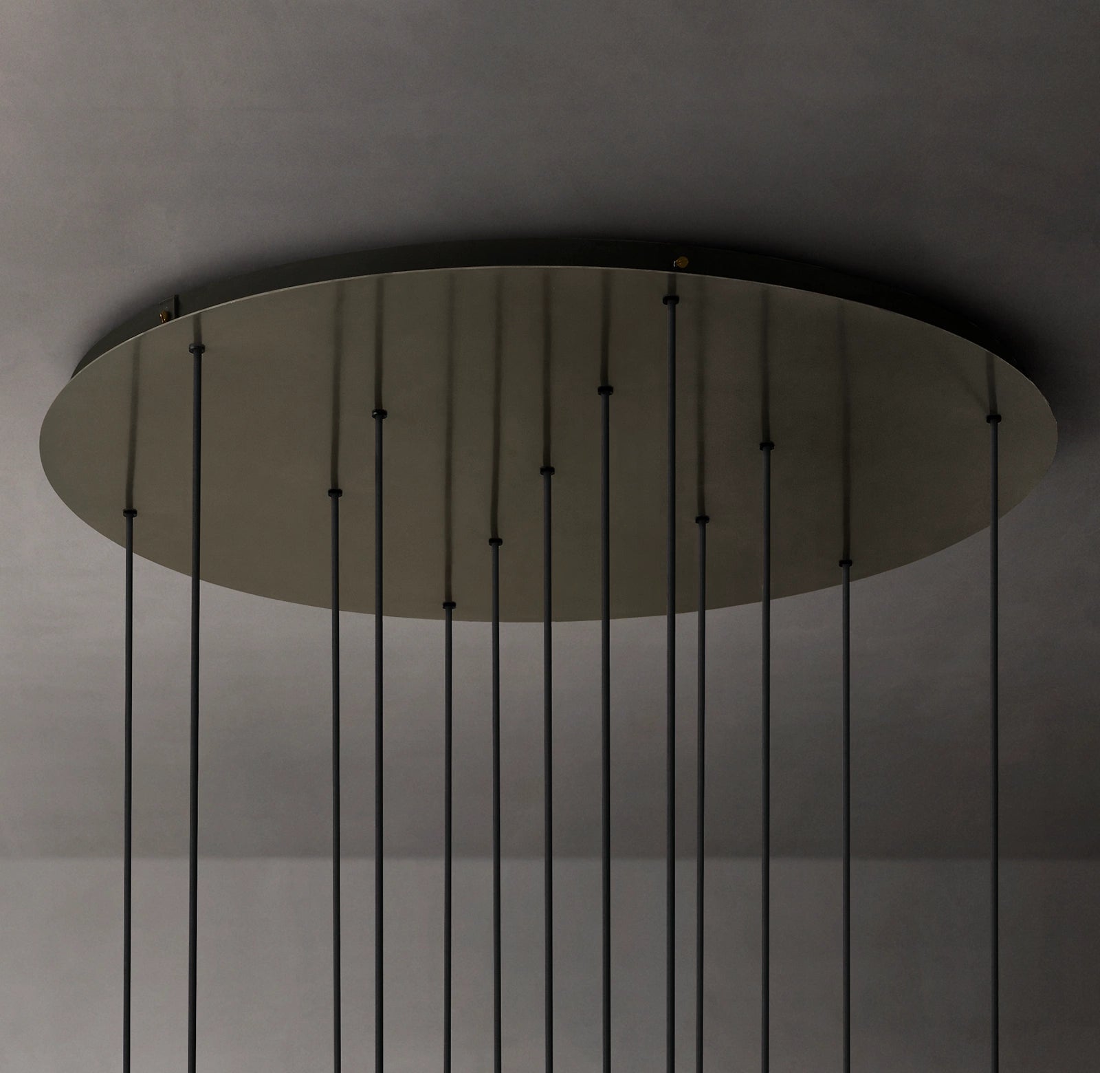 44 Inch Blown Glass Globe Cluster Chandelier - Mobile