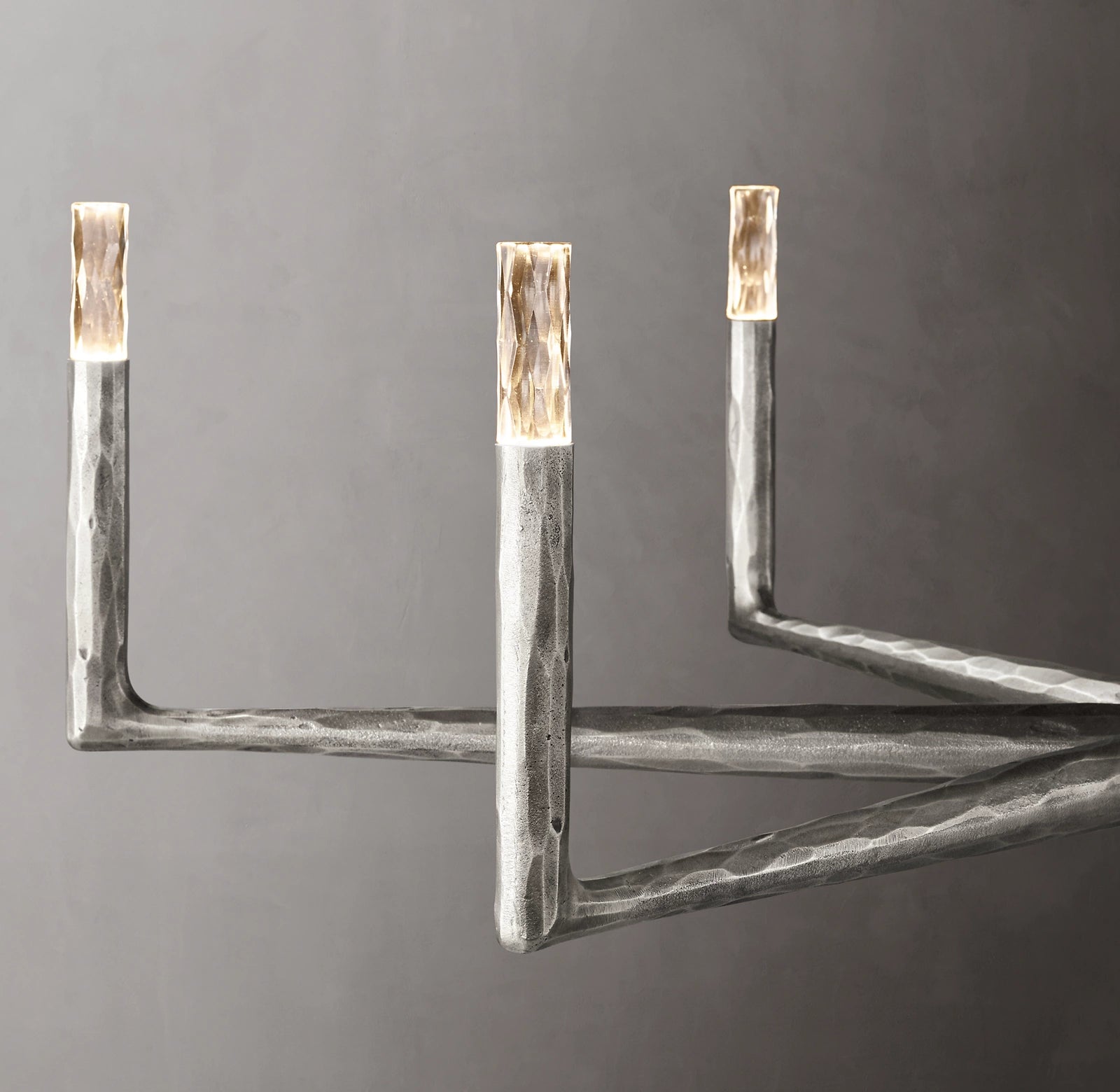 72 Inch Forged Candlestick Chandelier - Thaddeus