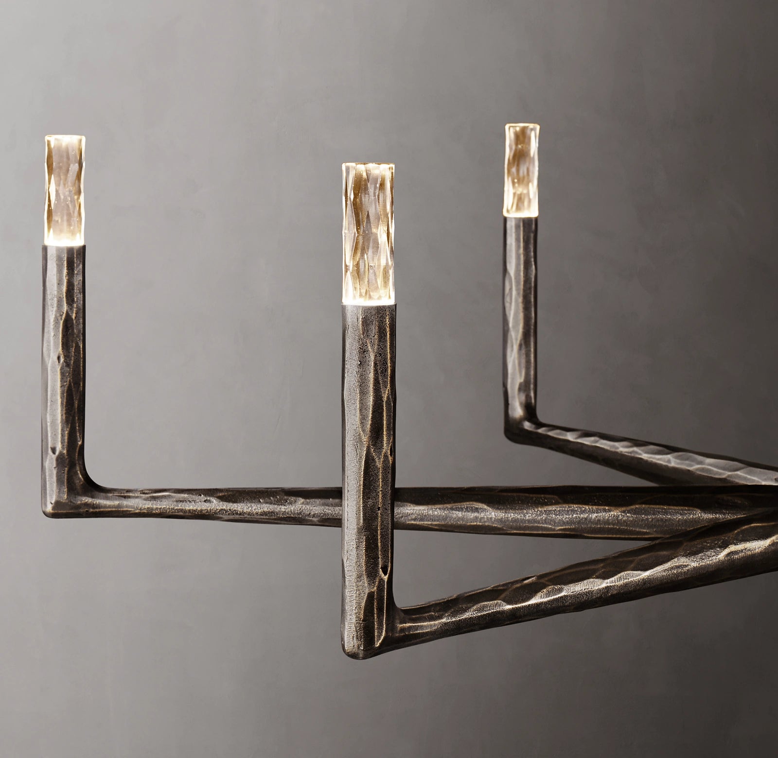 72 Inch Forged Candlestick Chandelier - Thaddeus