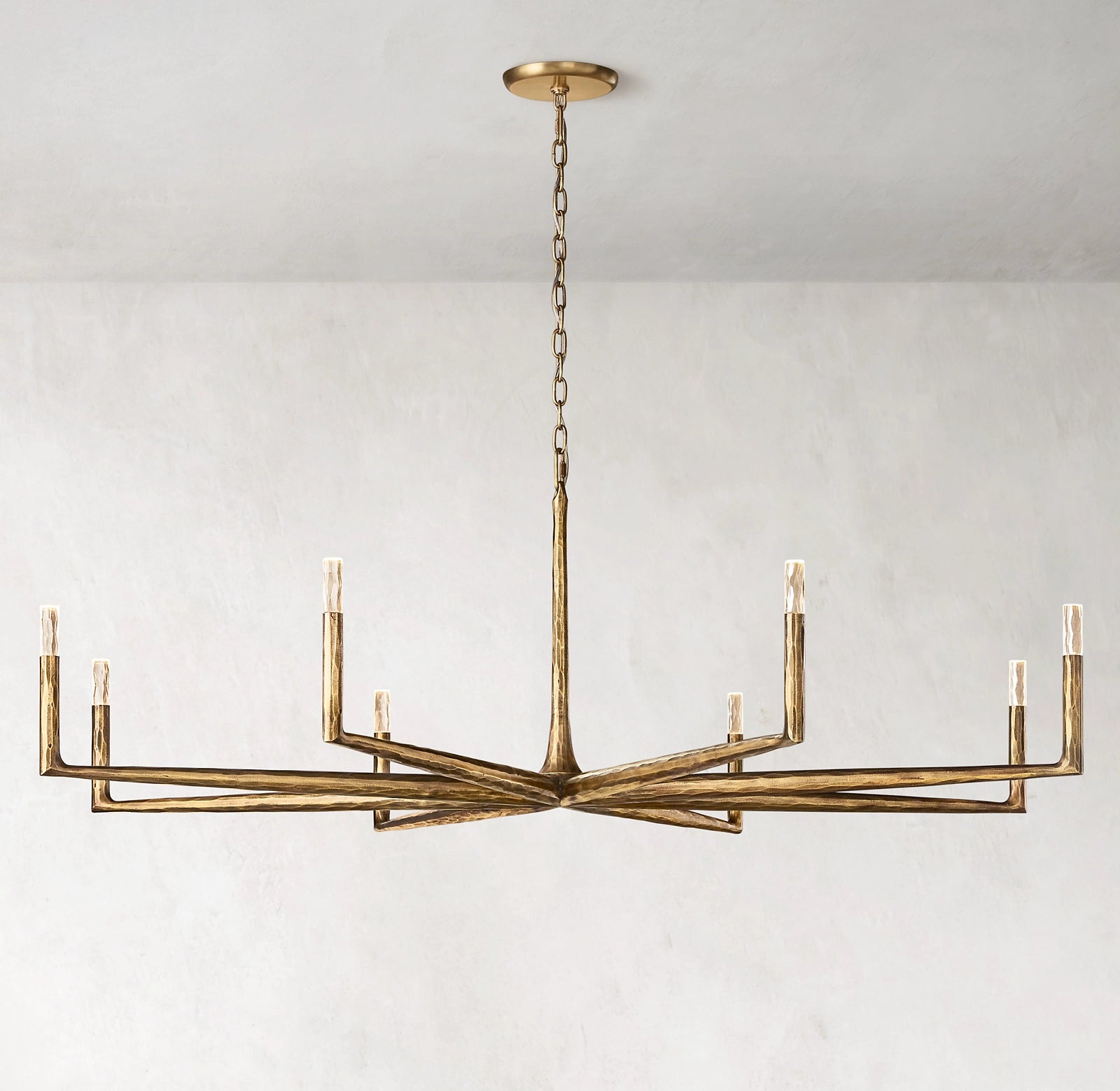72 Inch Forged Candlestick Chandelier - Thaddeus