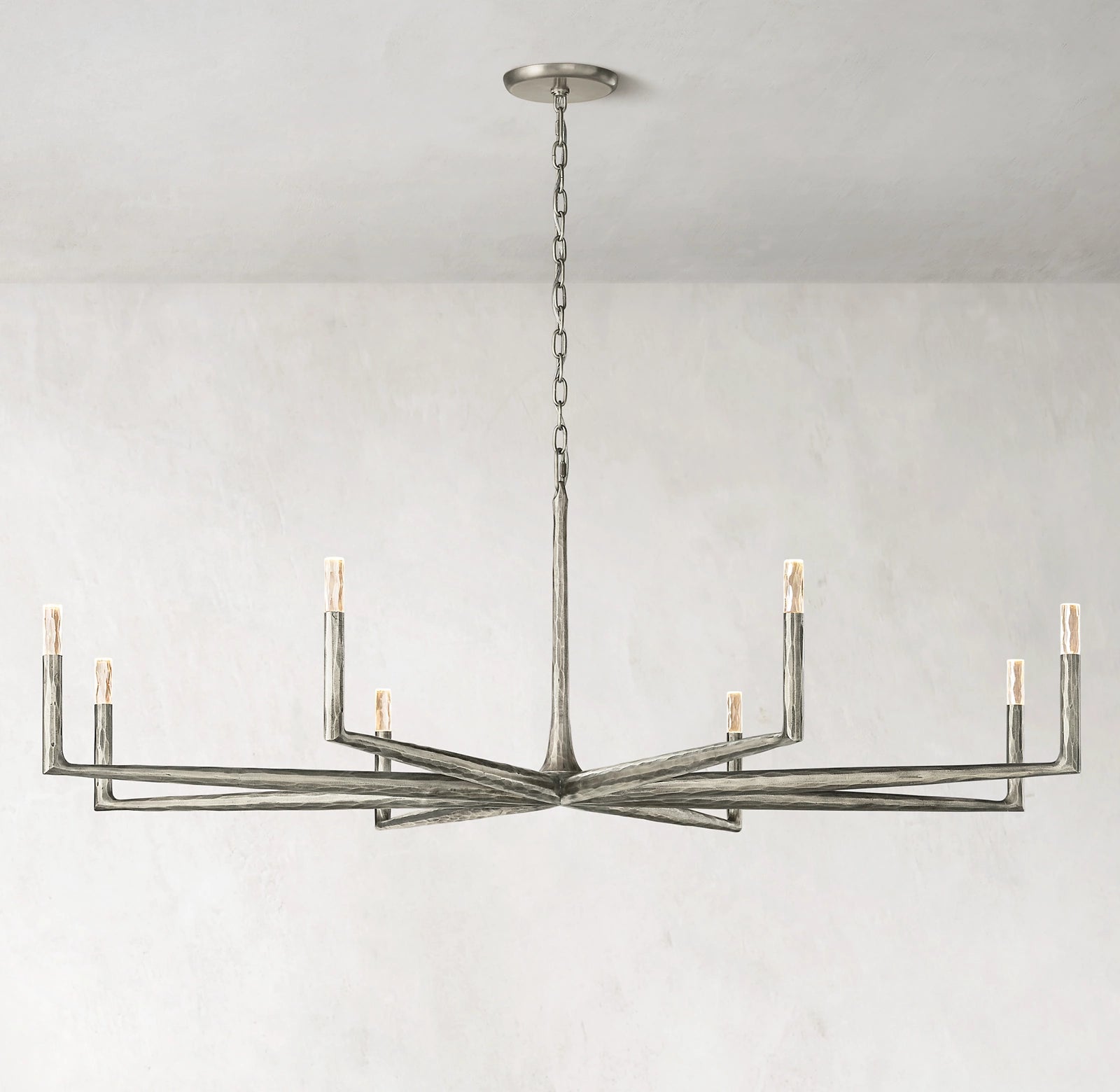 72 Inch Forged Candlestick Chandelier - Thaddeus