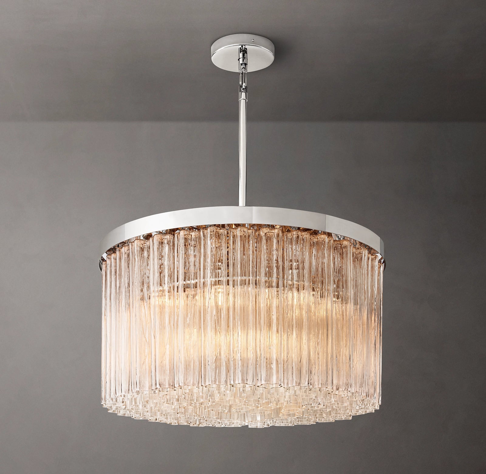 36 Inch Tronchi Glass Round Chandelier - Cielo