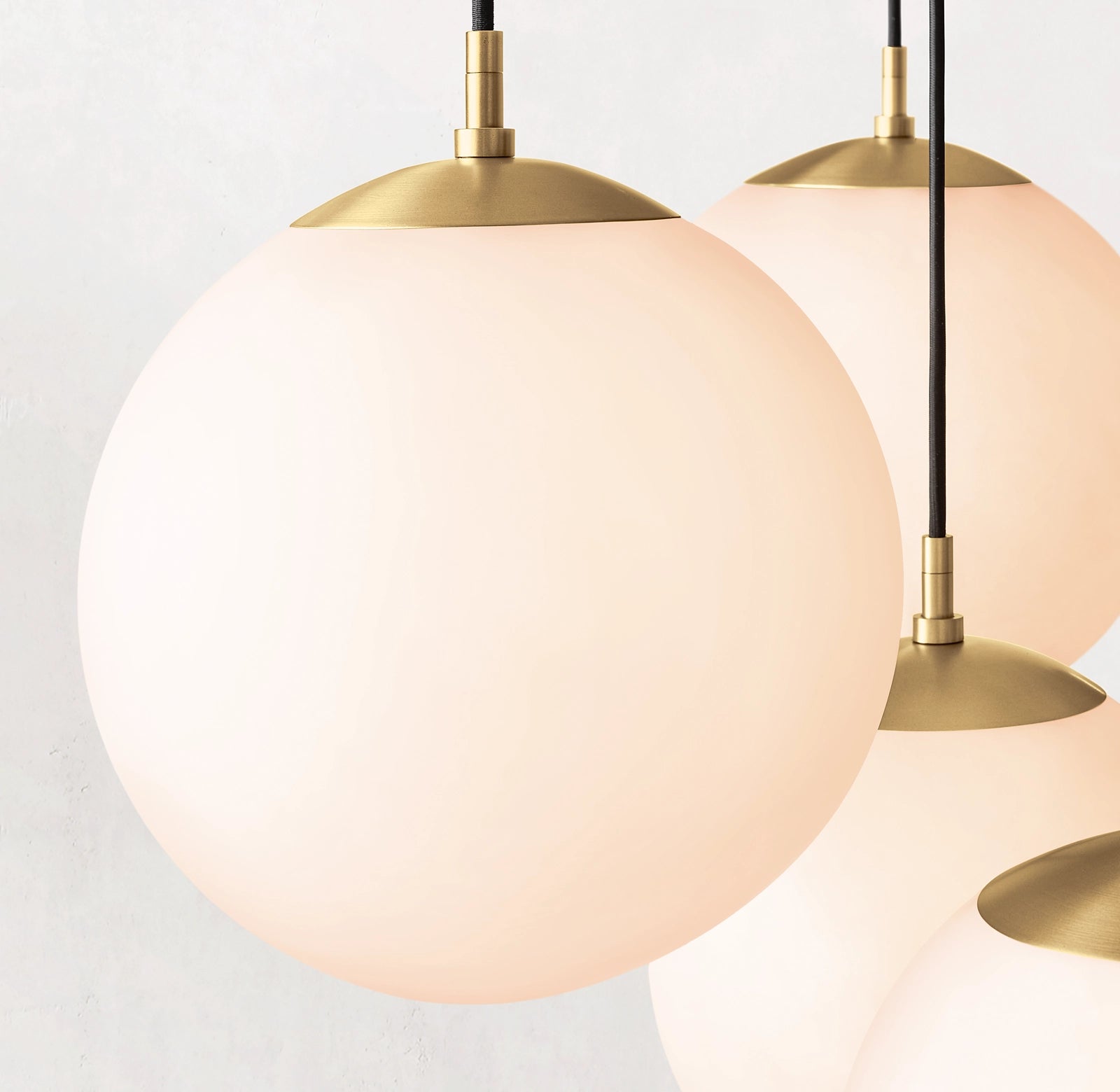 62 Inch Alabaster Globe Spider Chandelier - Cirque