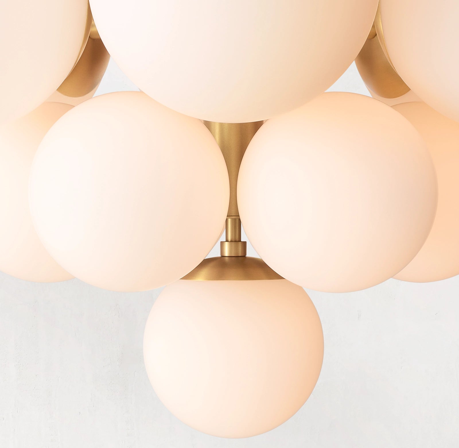 27 Inch Alabaster Bubble Chandelier - Cirque
