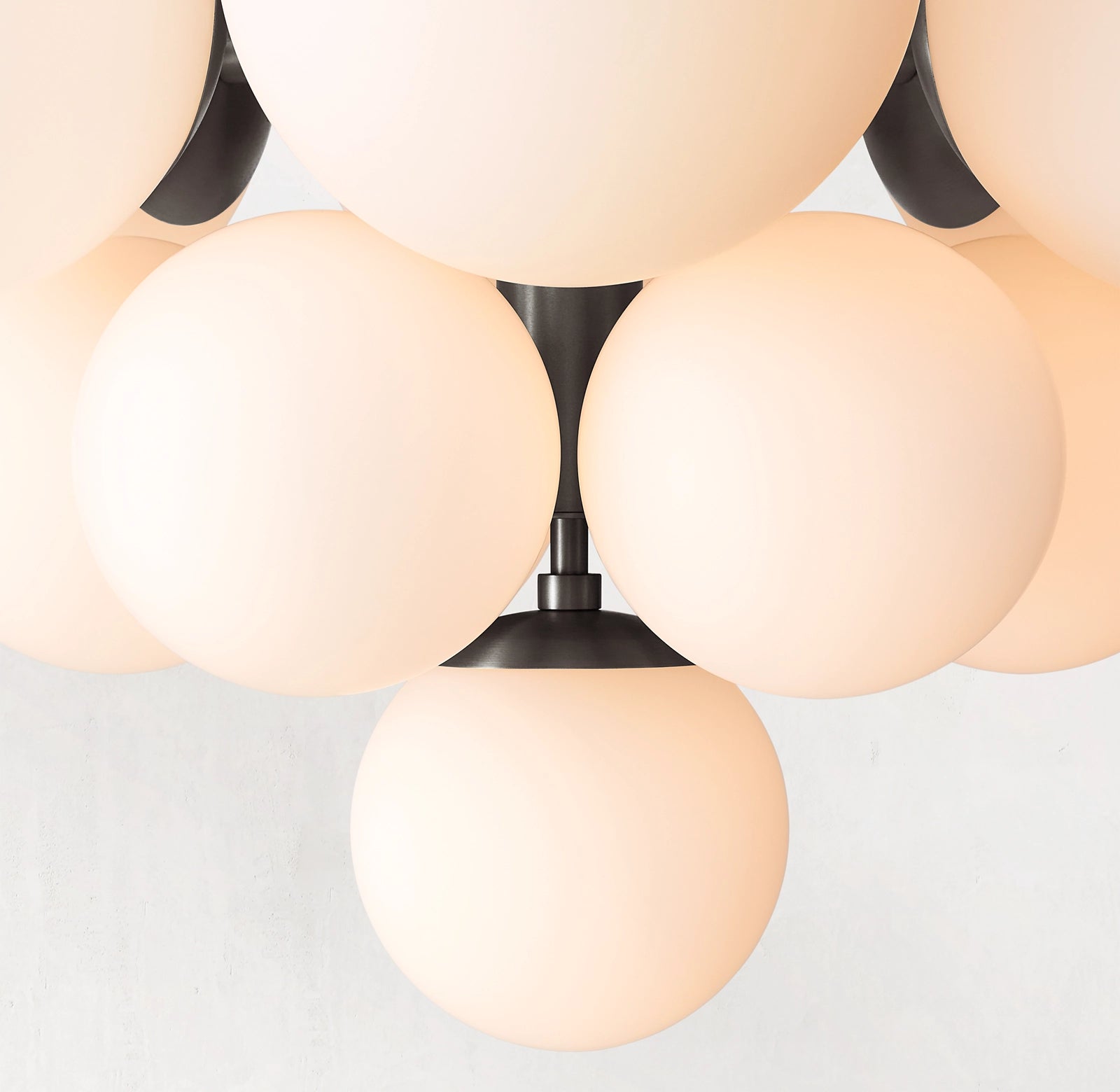 27 Inch Alabaster Bubble Chandelier - Cirque