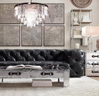 32 Inch Crystal Prism Tiered Chandelier - Odeon