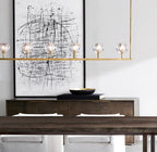 60 Inch Crystal Linear Chandelier – Boule