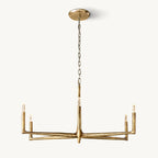 36 Inch Forged Candlestick Chandelier - Thaddeus