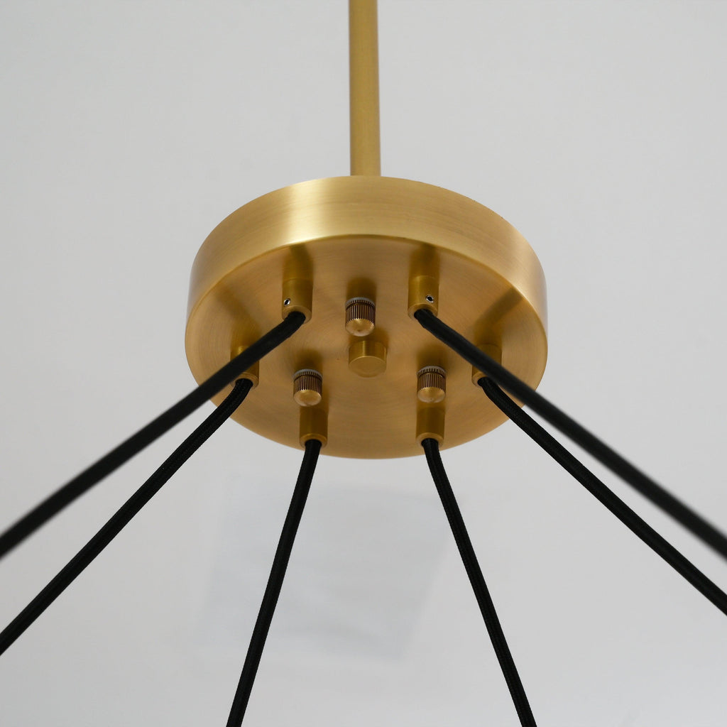 36 Inch Hurricane Candle Ring Chandelier - Pauillac