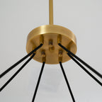 36 Inch Hurricane Candle Ring Chandelier - Pauillac