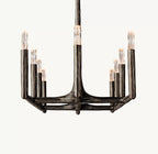 72 Inch Forged Candlestick Linear Chandelier - Thaddeus