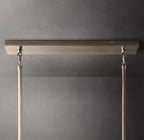 54 Inch Clear Murano Glass Tiered Rectangular Chandelier - Chiara