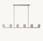 72 Inch Crystal Linear Candle Chandelier - Demaret