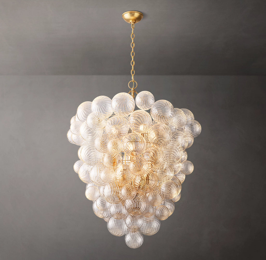 36 Inch Glass bubble Chandelier - Talia