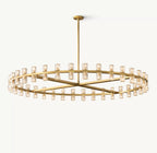 60 Inch Hexagonal Crystal Round Chandelier – Arcachon