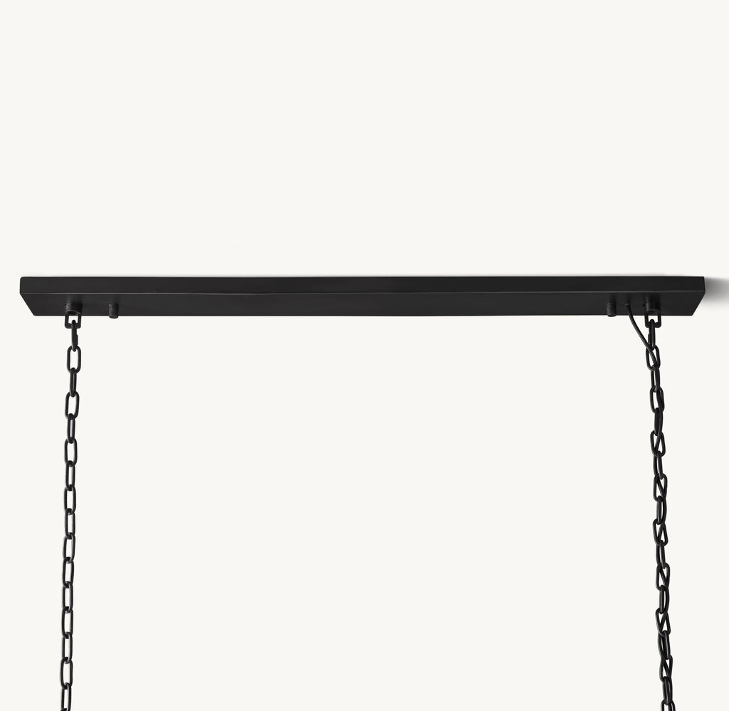72 Inch Crystal Prism Rectangular Chandelier - Odeon