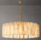 48 Inch Alabaster Round Chandelier - Calamette