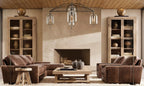 61 Inch Bell Glass Chandelier - Fulcrum