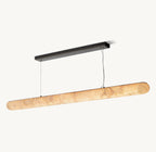 80 Inch Lisse Linear Alabaster Chandelier - Rivage