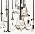 72 Inch Raindrop Linear Chandelier – Ava