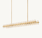 72 Inch Hexagonal Crystal Linear Chandelier – Arcachon