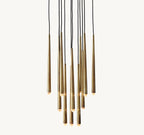 24 Inch Pin Cascading Round Chandelier - Aquitaine