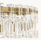 36 Inch Cascading Chain Crystal Chandelier - Marignan