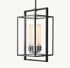 16 Inch Glass Lantern Pendant Light - Beckman