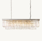 49 Inch Crystal Prism Rectangular Chandelier - Odeon