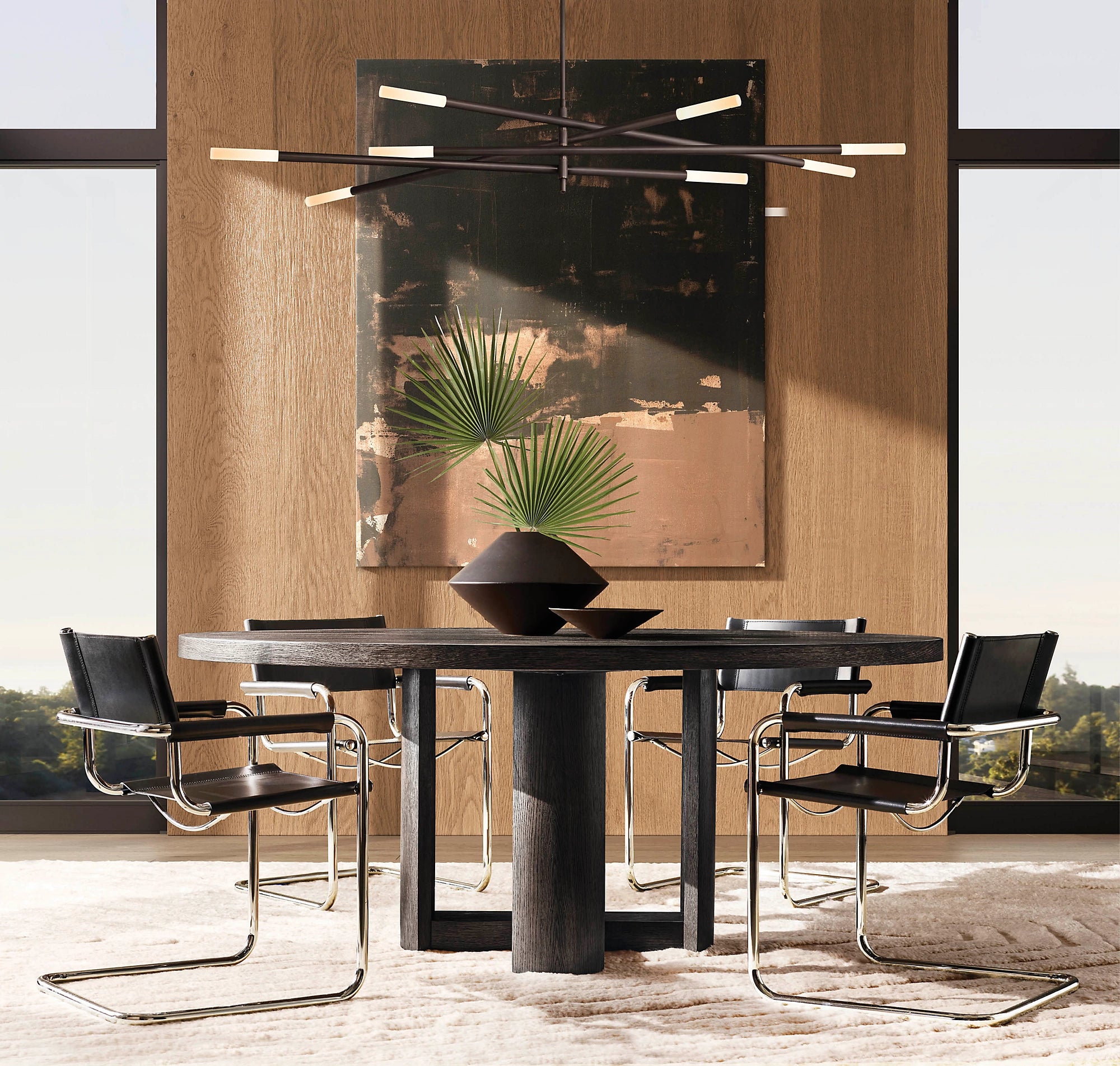 65 Inch Rod Chandelier - Rousseau