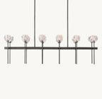 60 Inch Crystal Double Linear Chandelier – Boule