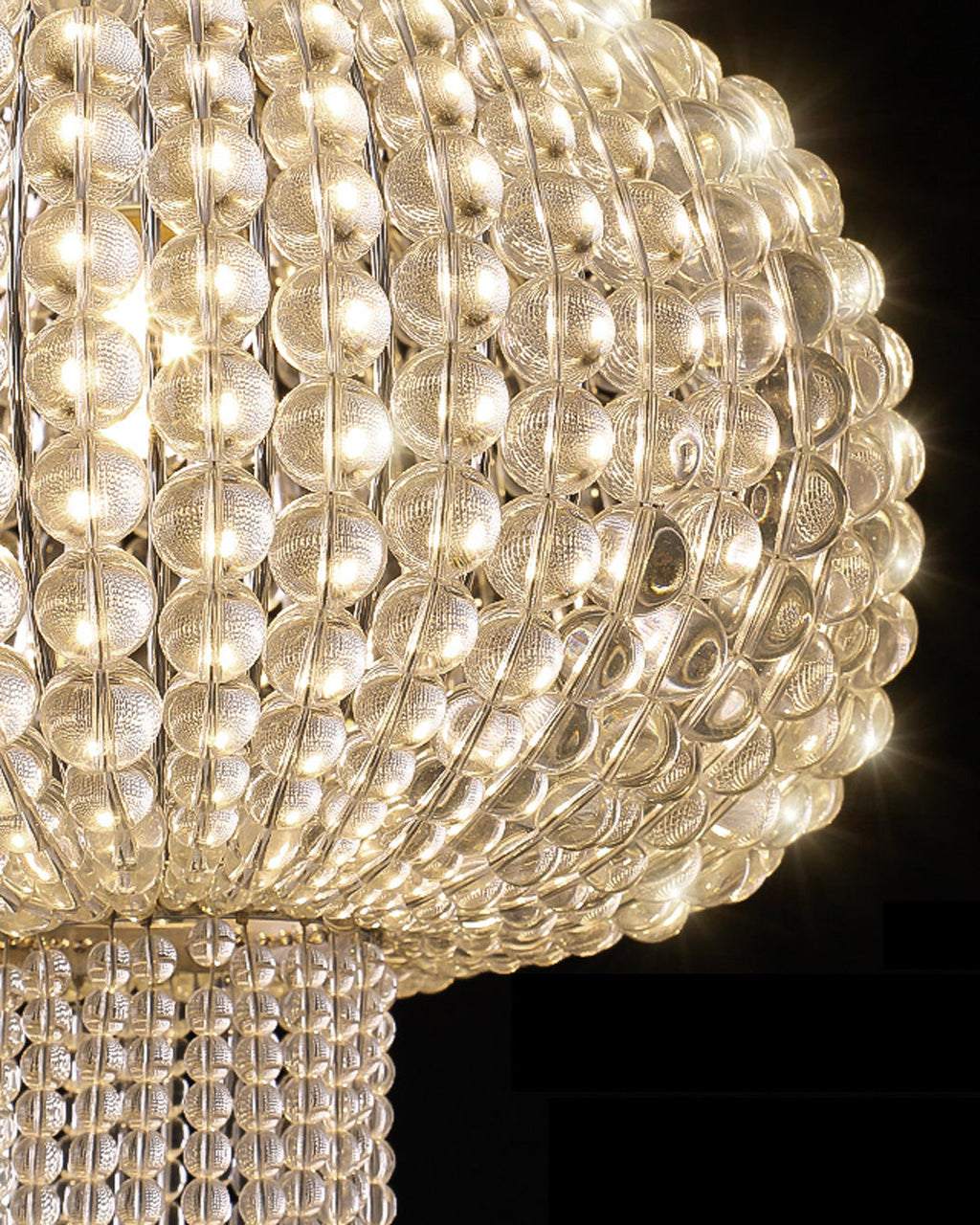 14 Inch Jellyfish Beaded Crystal Chandelier - Luna