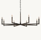 60 Inch Forged Candlestick Chandelier - Thaddeus