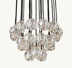 24 Inch Crystal Cluster Chandelier – Boule